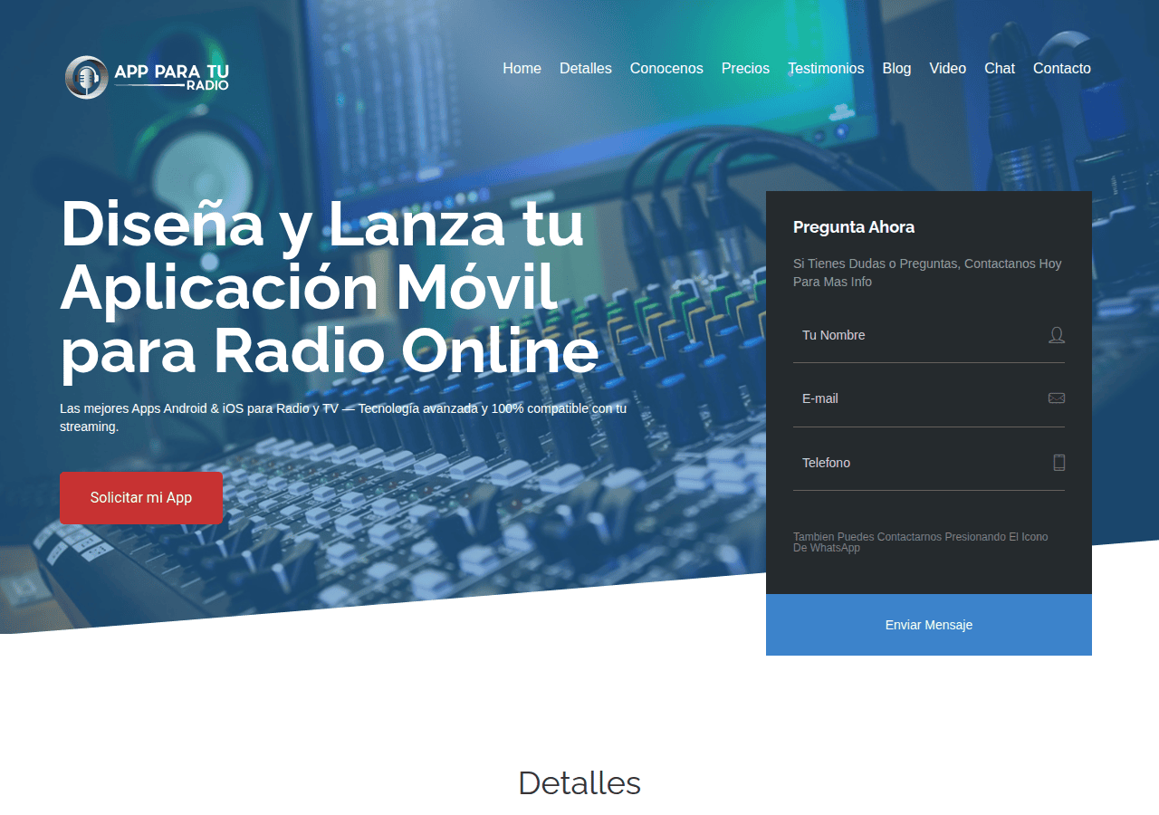 Screenshot of apparaturadio.com