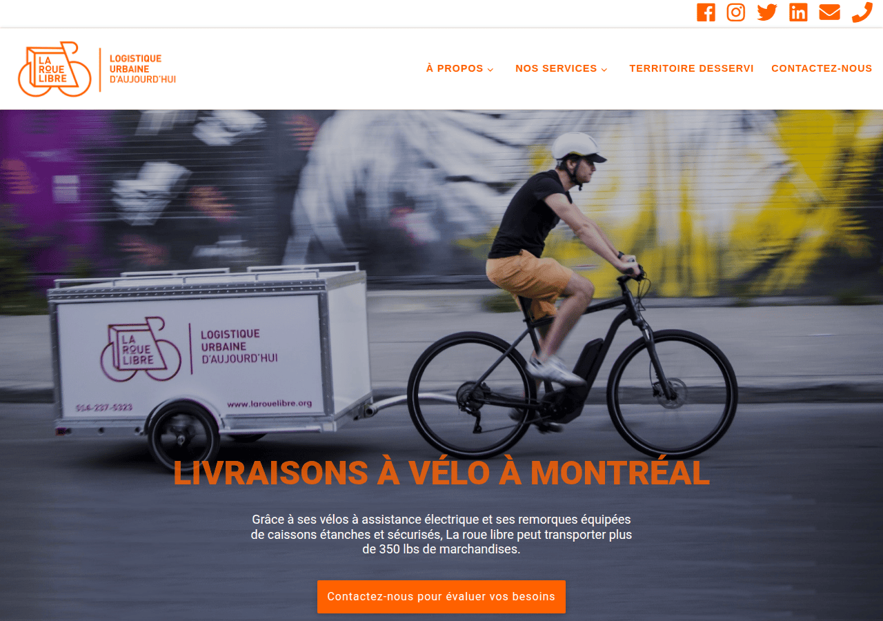 Screenshot of larouelibre.ca