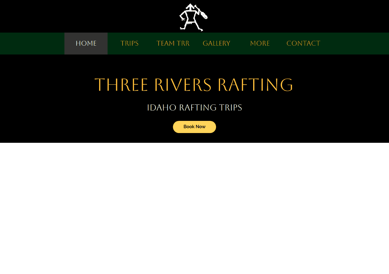 Screenshot of threeriversrafting.com