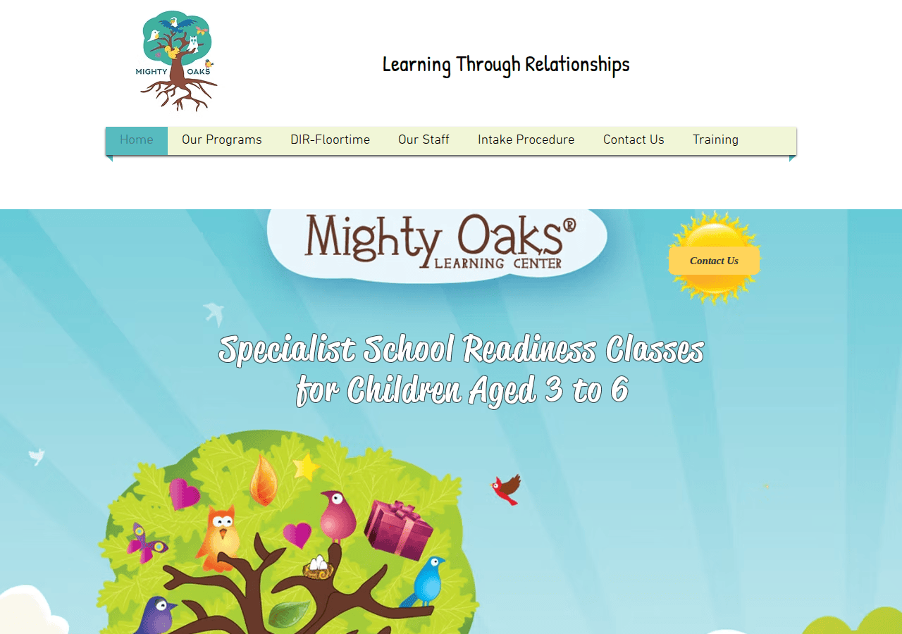 Screenshot of mightyoakslc.com