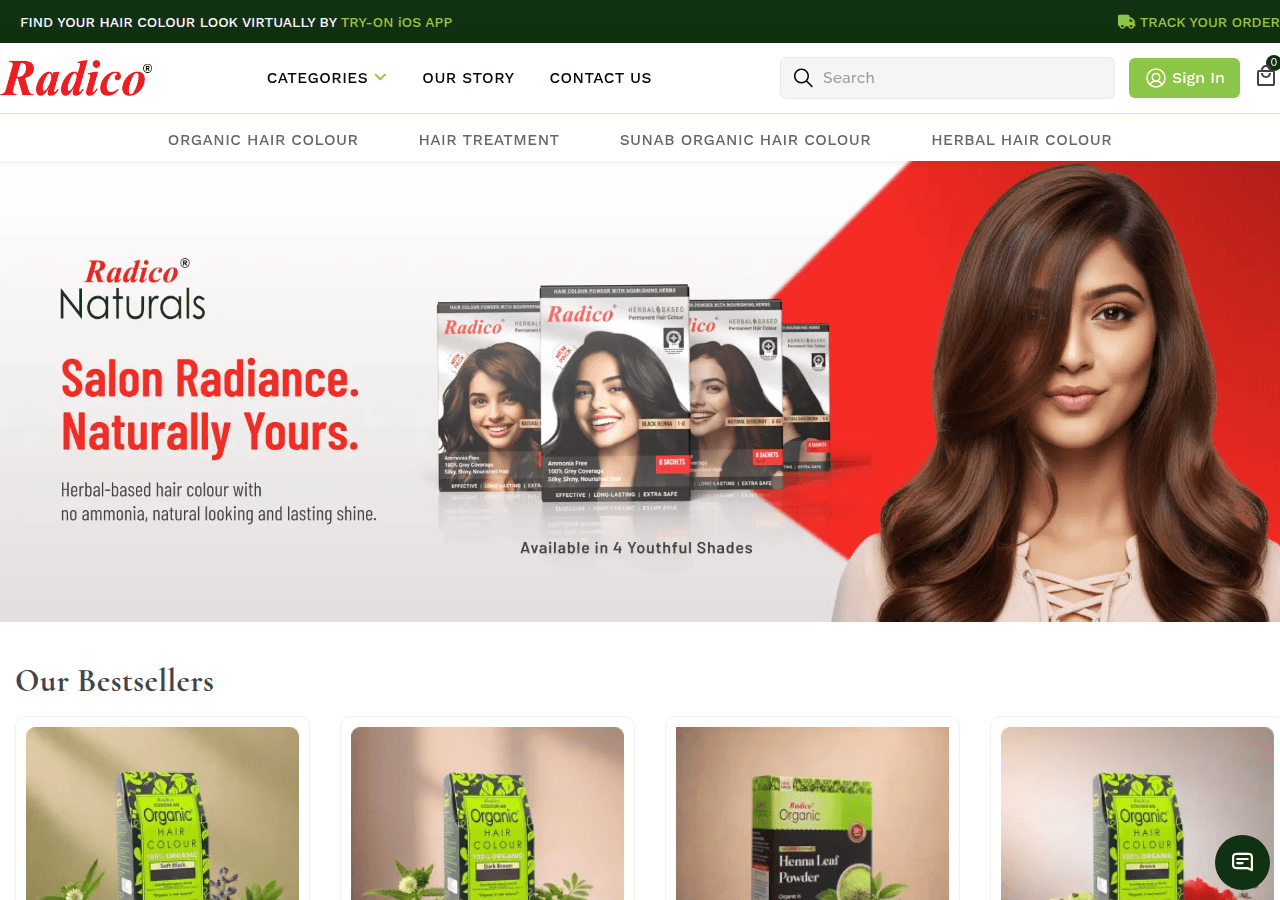 Screenshot of radicomall.com
