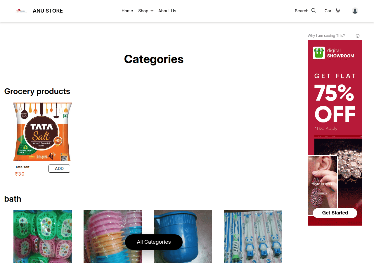 Screenshot of anustore.top