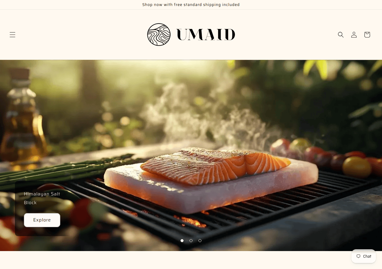 Screenshot of umaidproducts.com