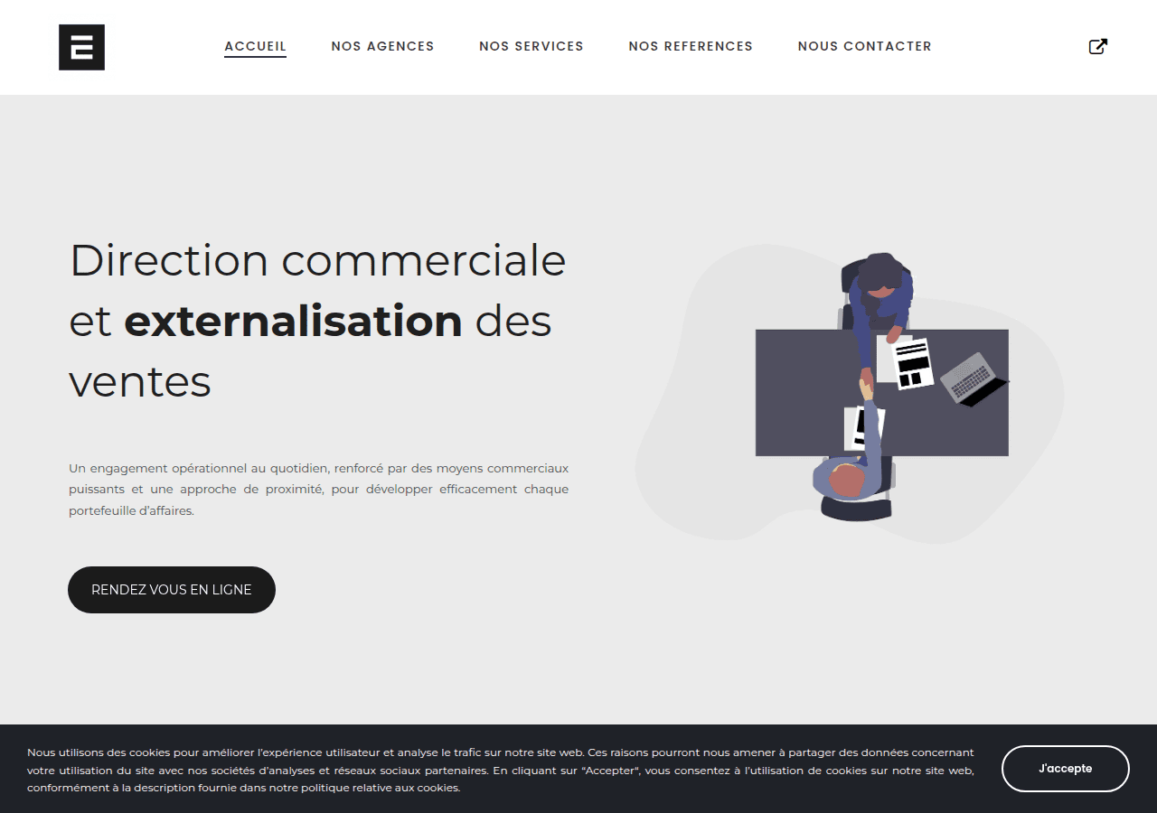 Screenshot of enleys-finistere.fr