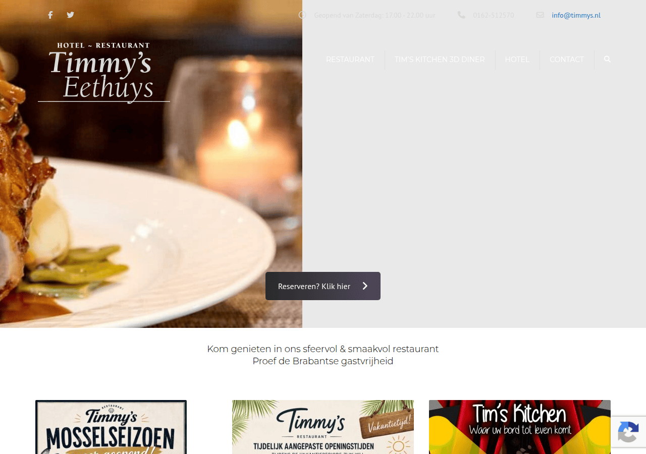 Screenshot of timmys.nl