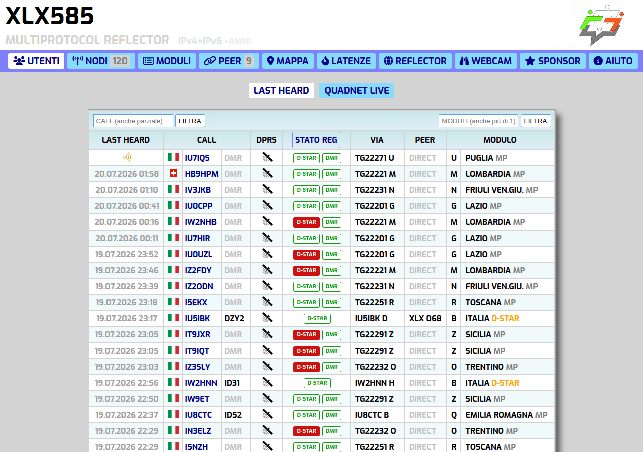 Screenshot of xlx585.net