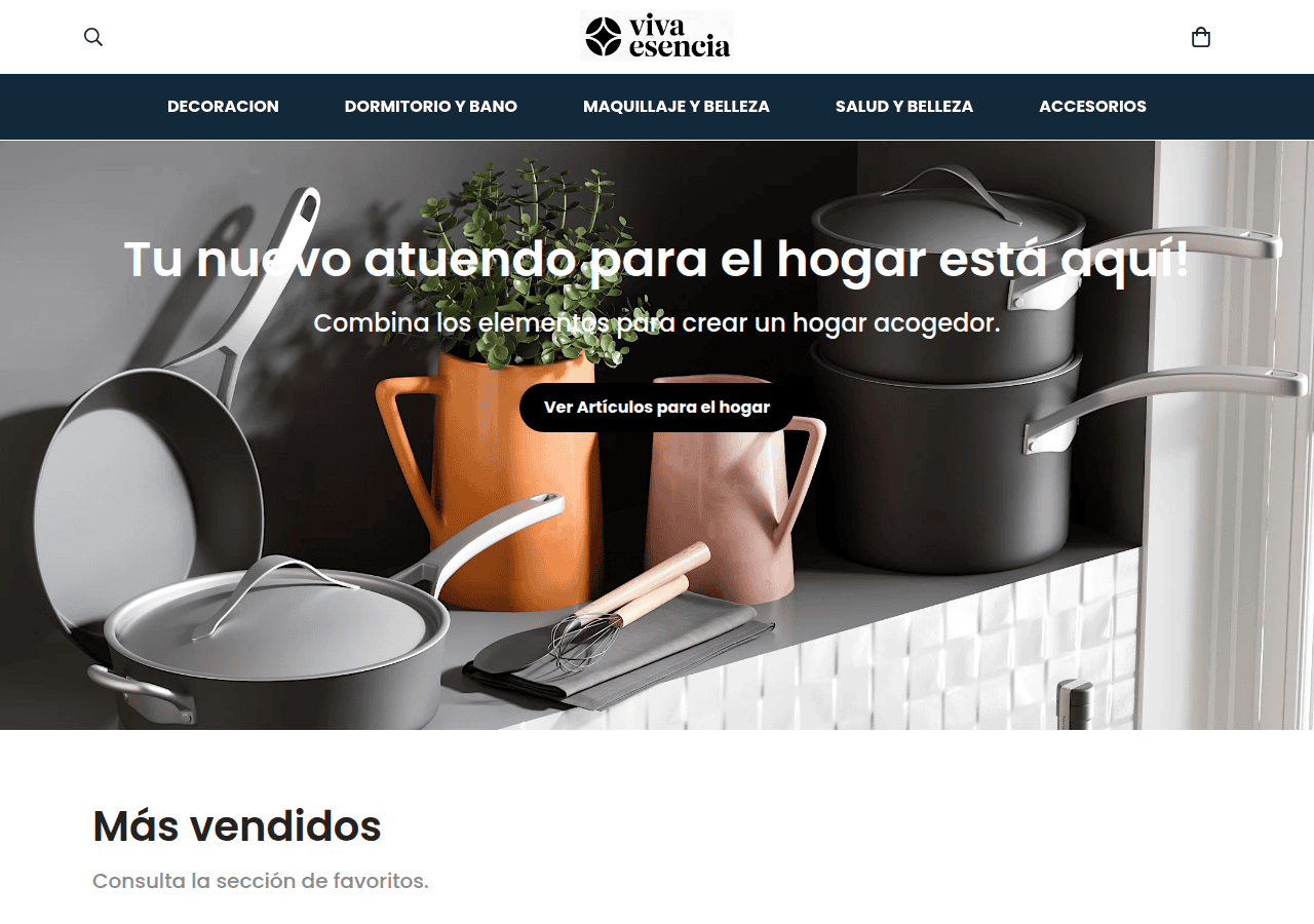 Screenshot of vivaesencia.site