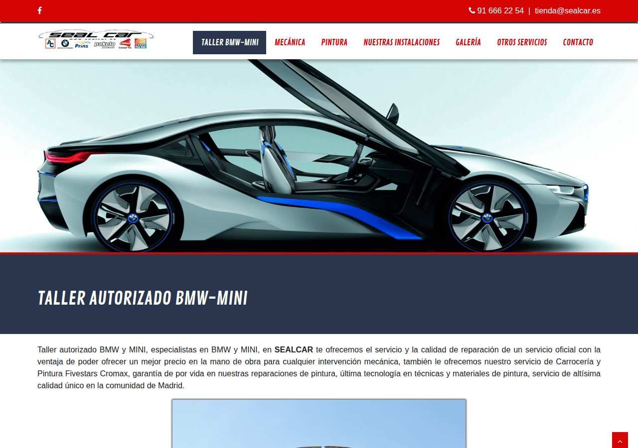Screenshot of taller-bmw.es