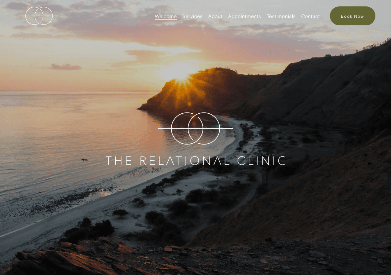 Screenshot of therelationalclinic.com.au
