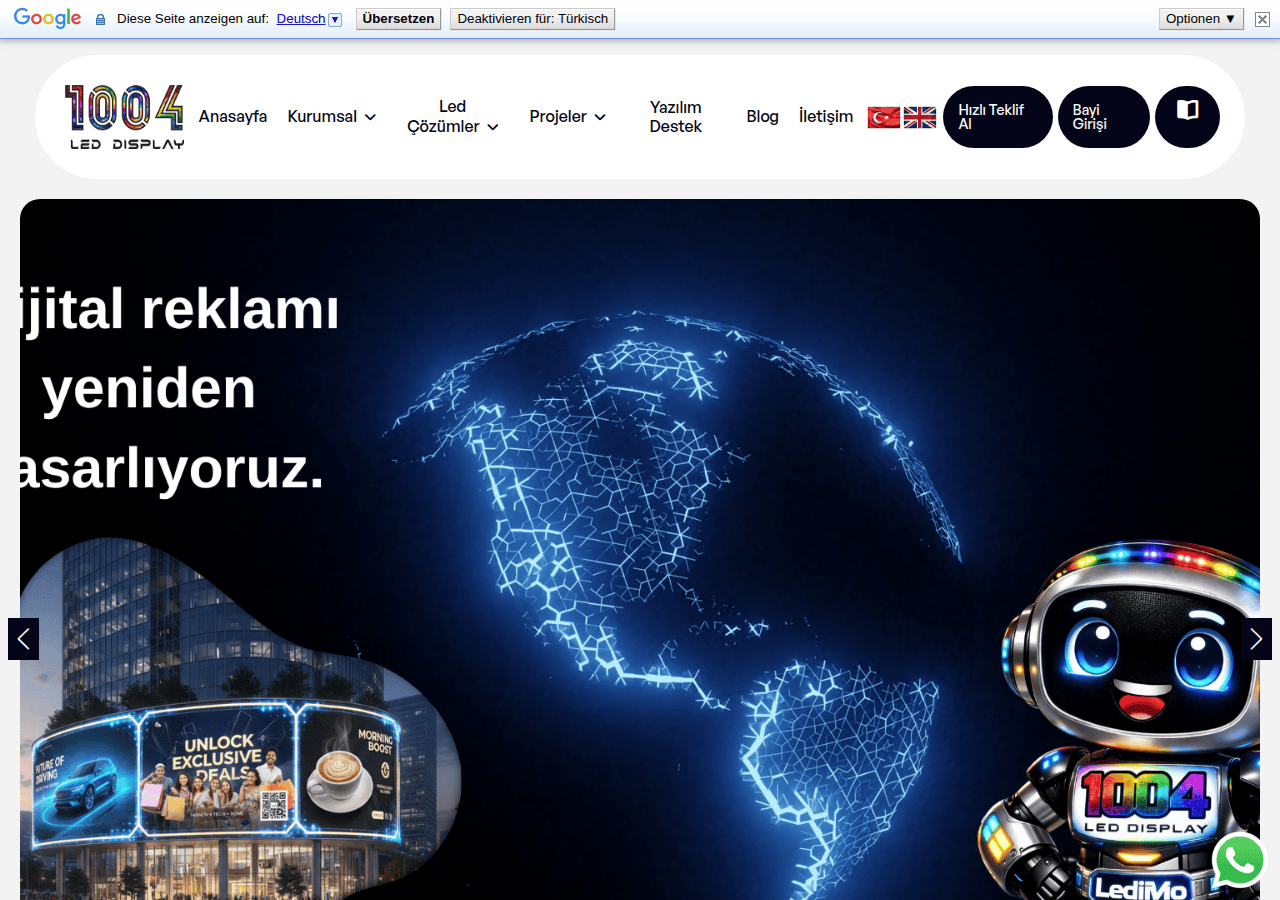 Screenshot of 1004led.com