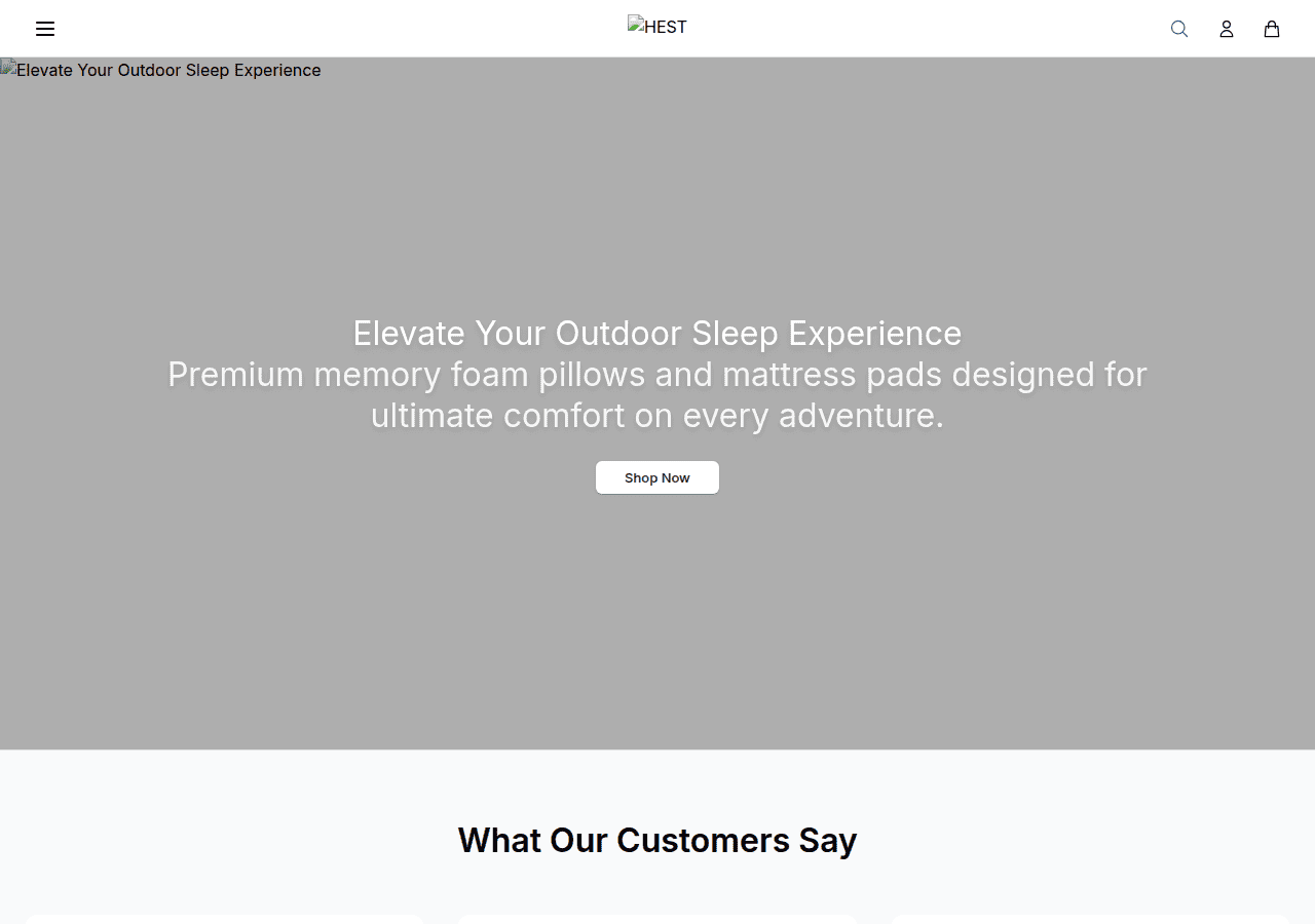 Screenshot of hestshop.shop
