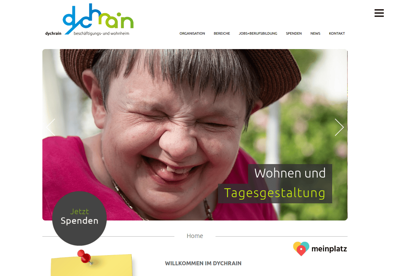 Screenshot of dychrain.ch