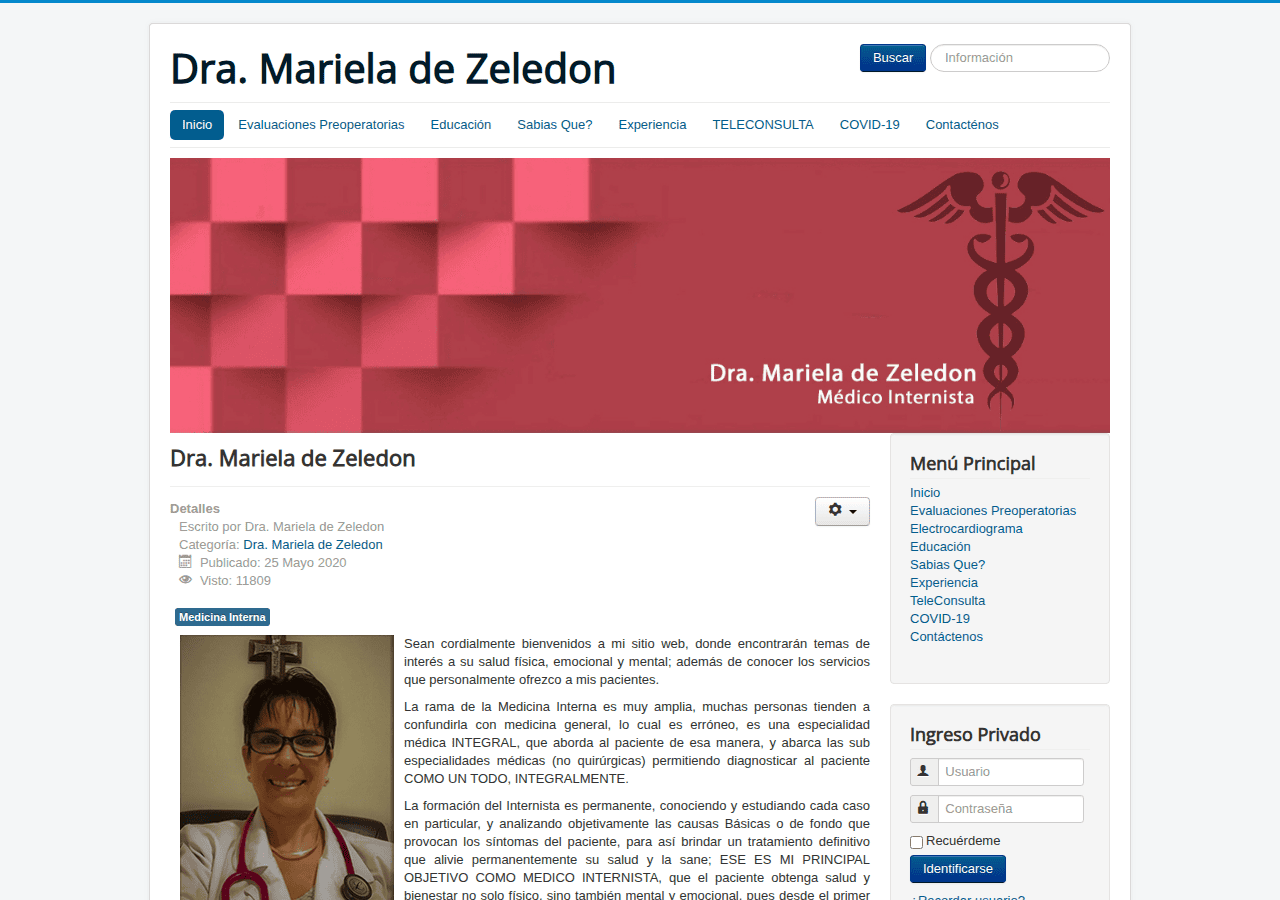 Screenshot of drzeledon.com