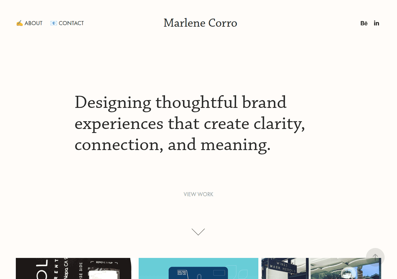 Screenshot of cmarlenedesign.com
