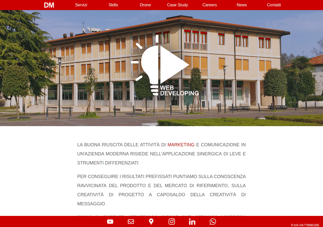 Screenshot of davidmonetti.com
