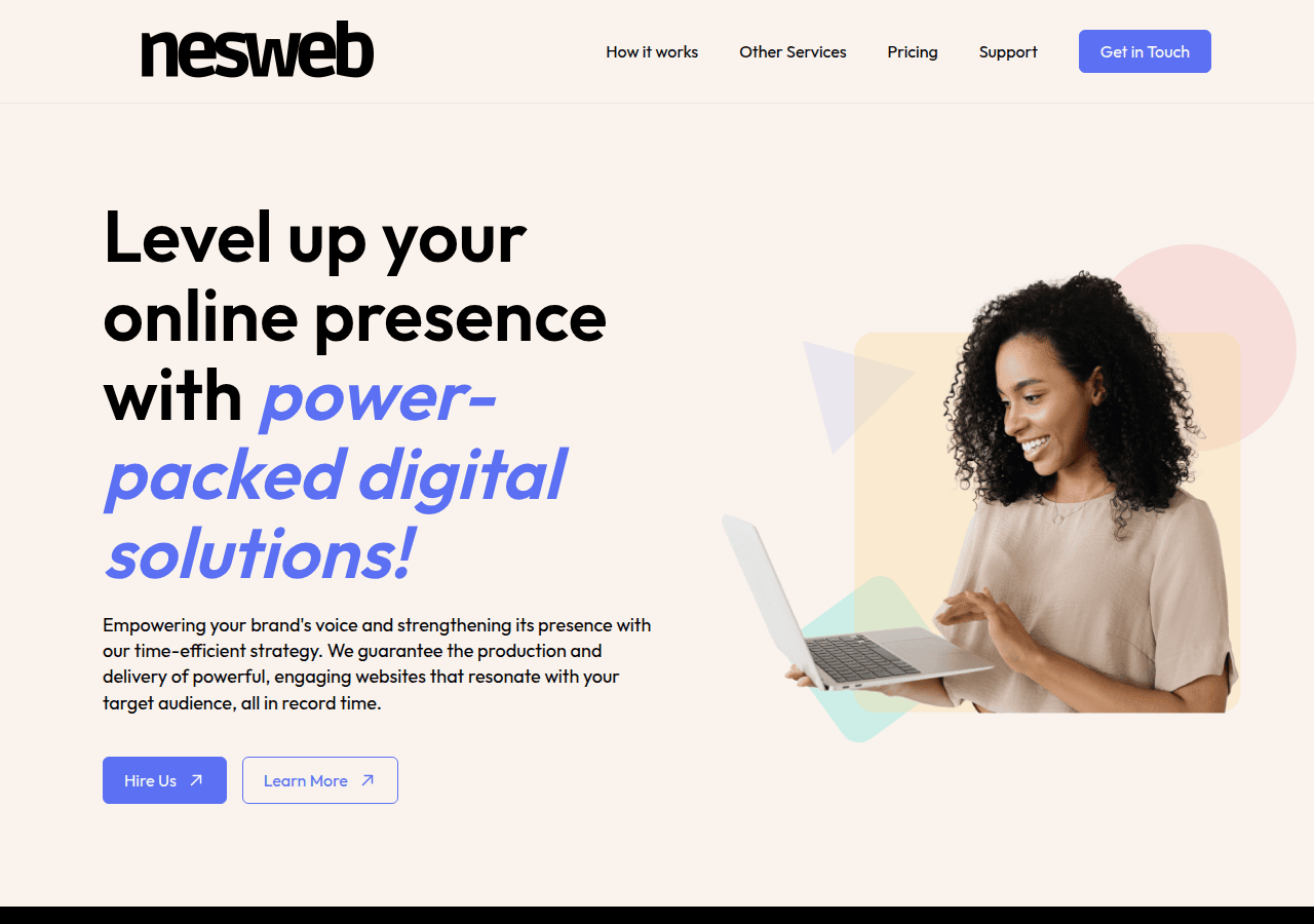 Screenshot of nesweb.net
