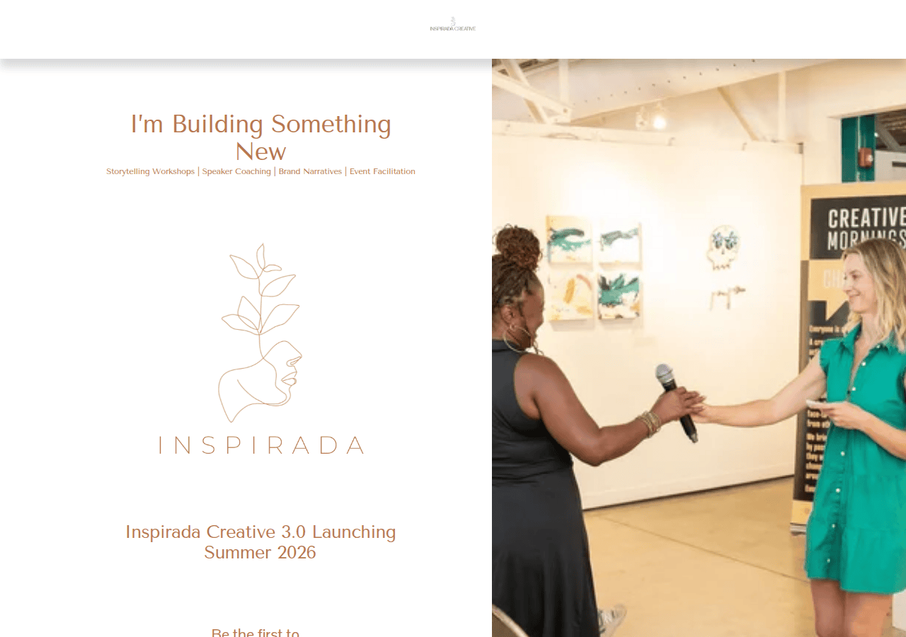 Screenshot of inspiradacreative.com