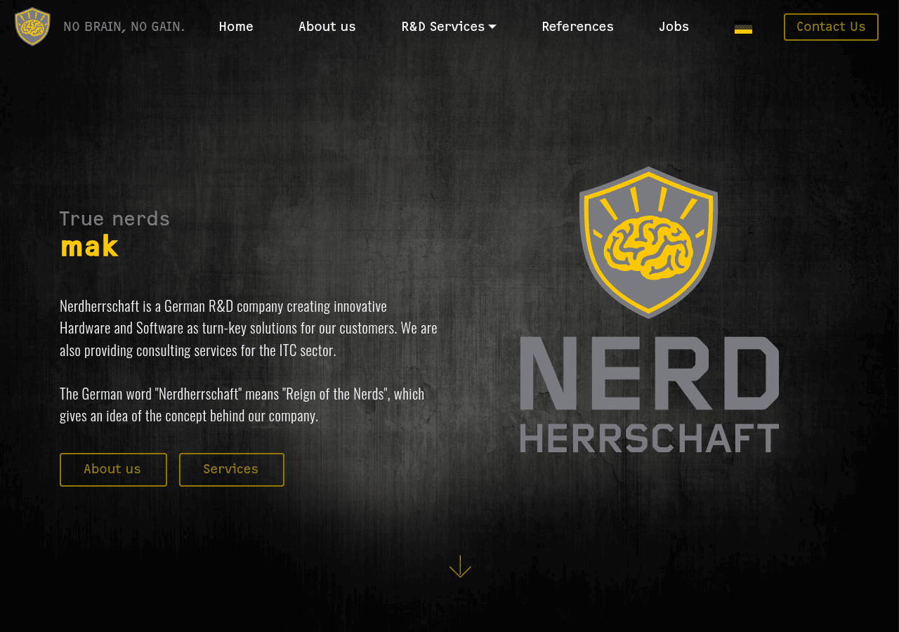 Screenshot of nerdherrschaft.com