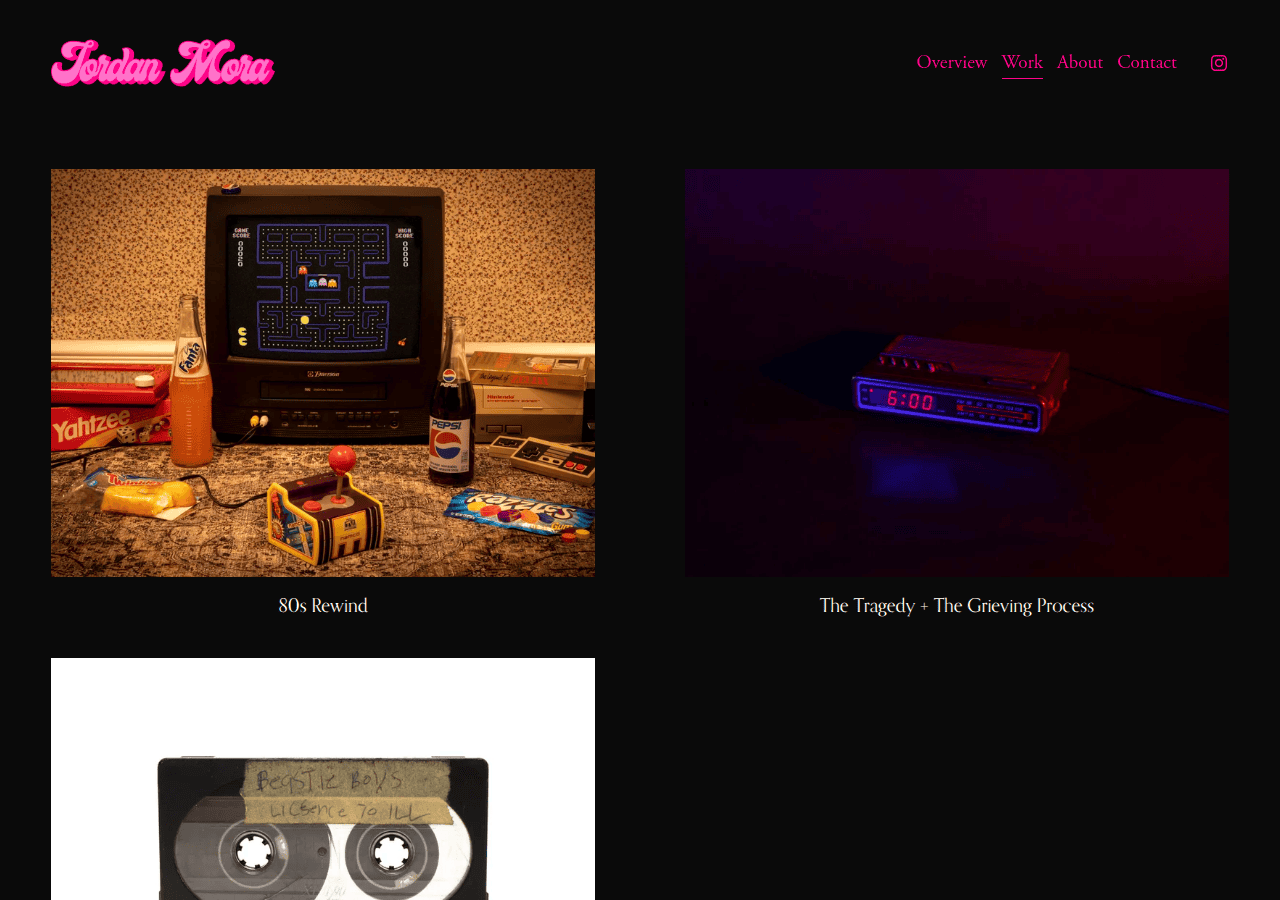 Screenshot of jordanmoraphoto.com
