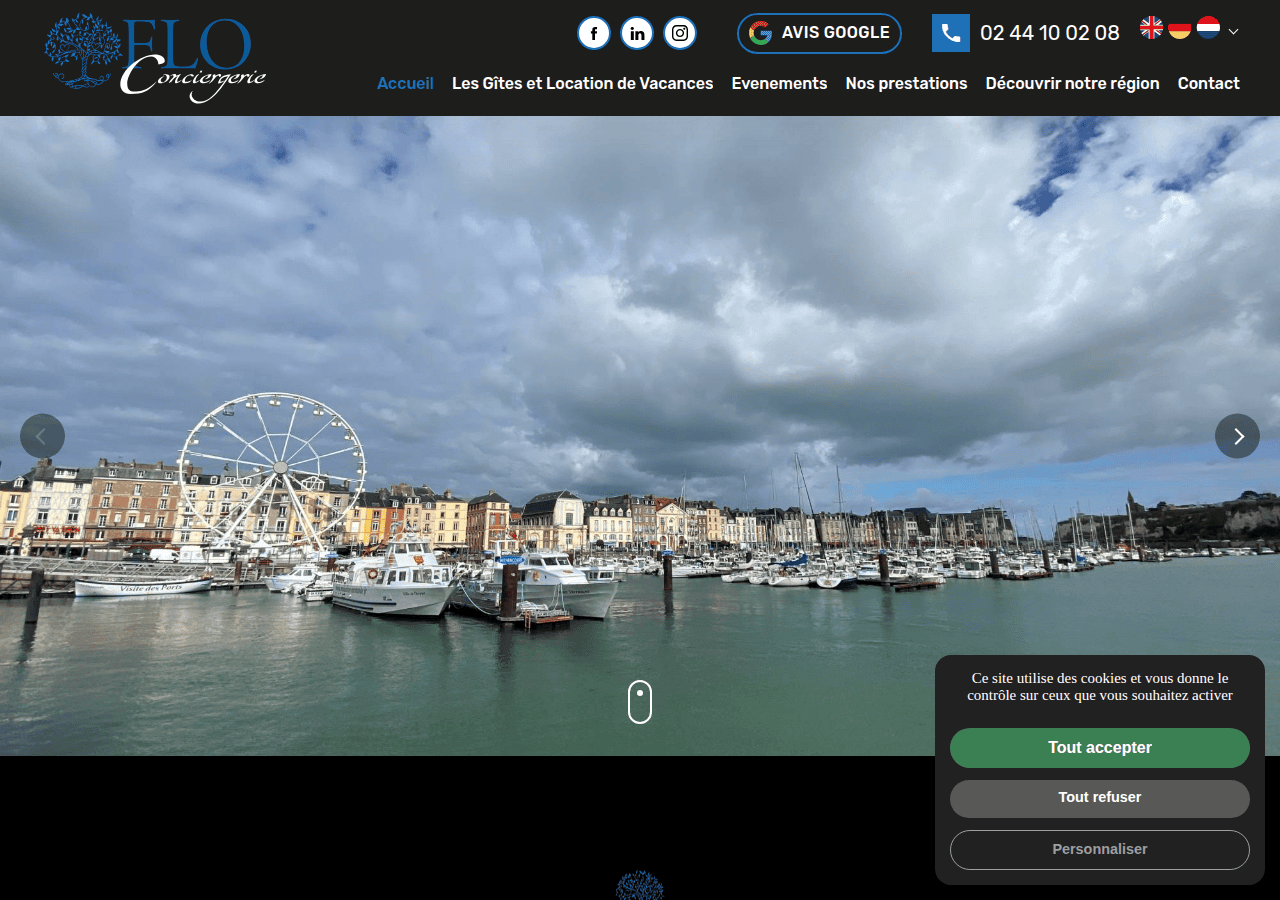 Screenshot of floconciergerie.com