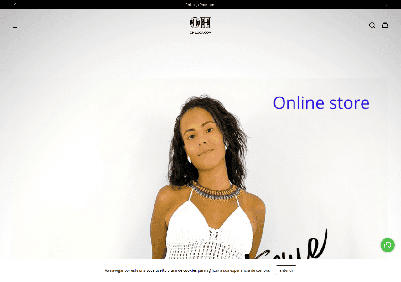 Screenshot of ohluca.com.br
