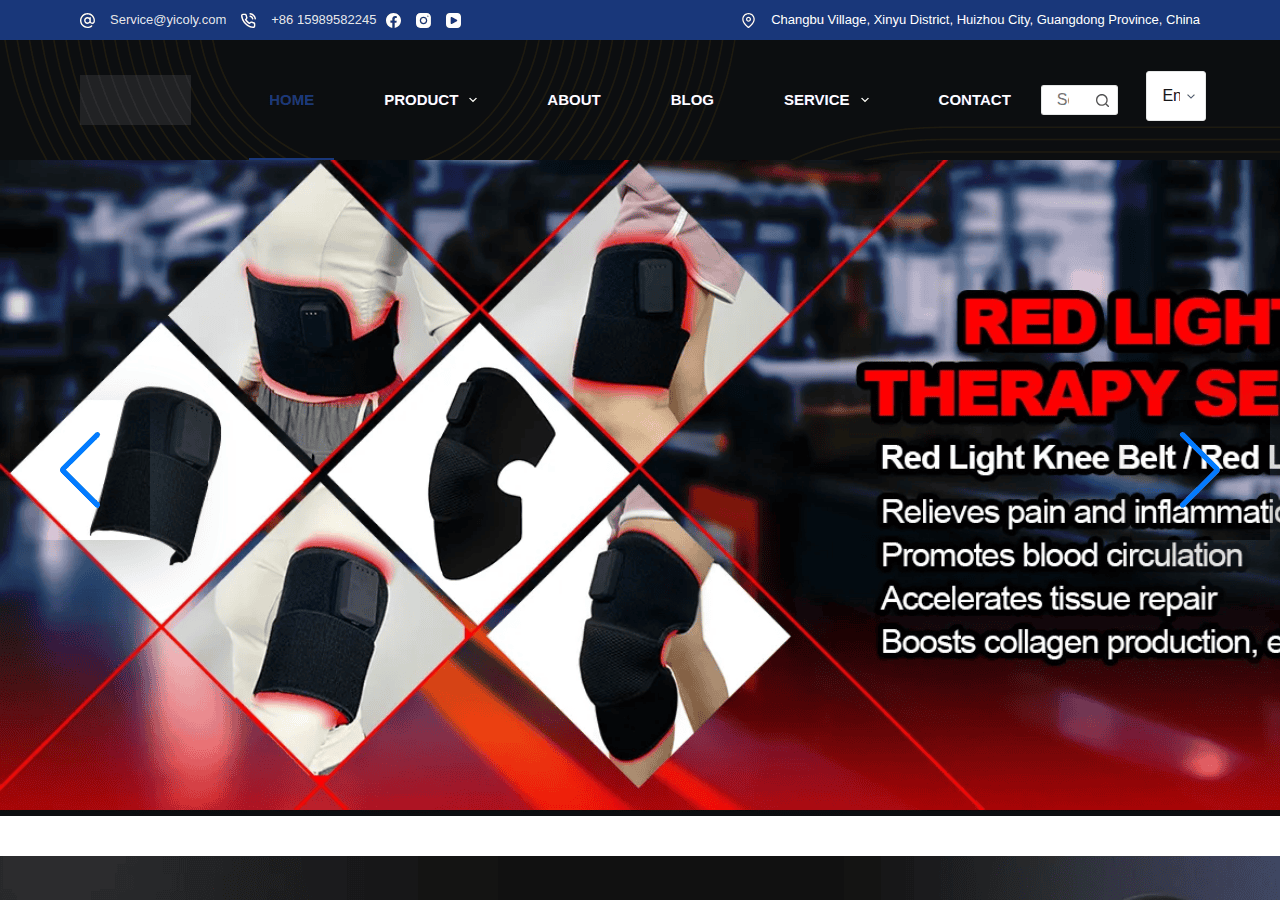 Screenshot of yicoly.com
