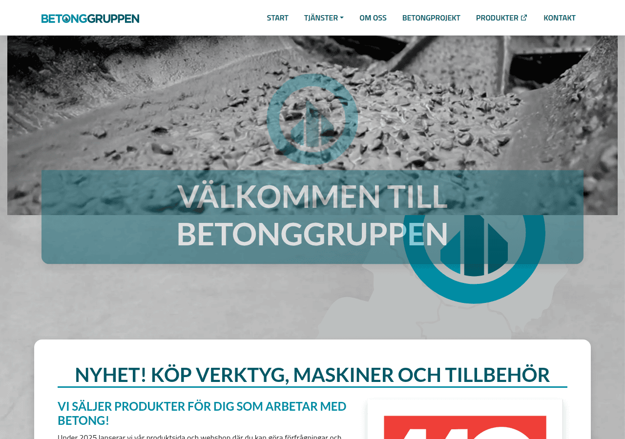 Screenshot of betonggruppen.com