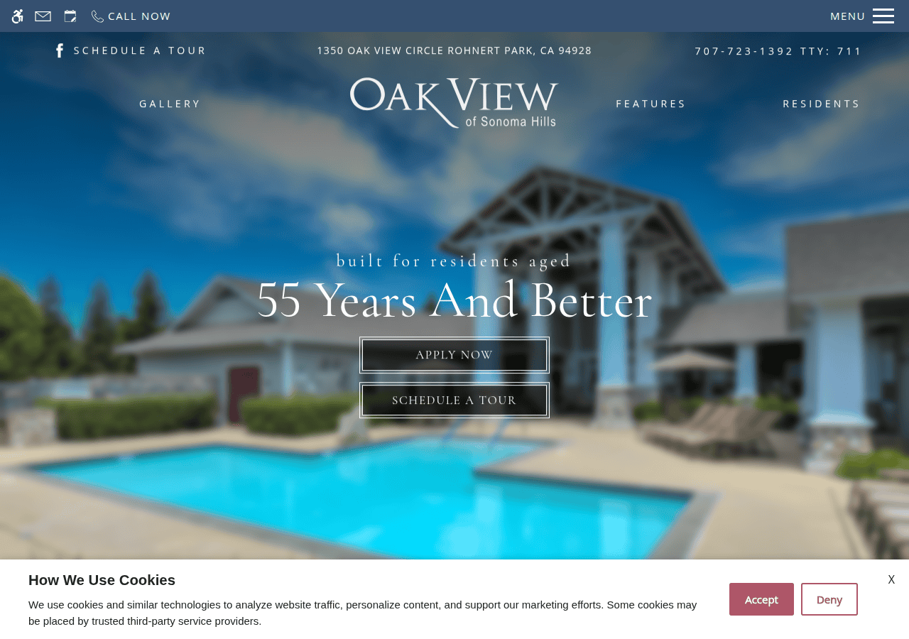 Screenshot of oakviewapts.com