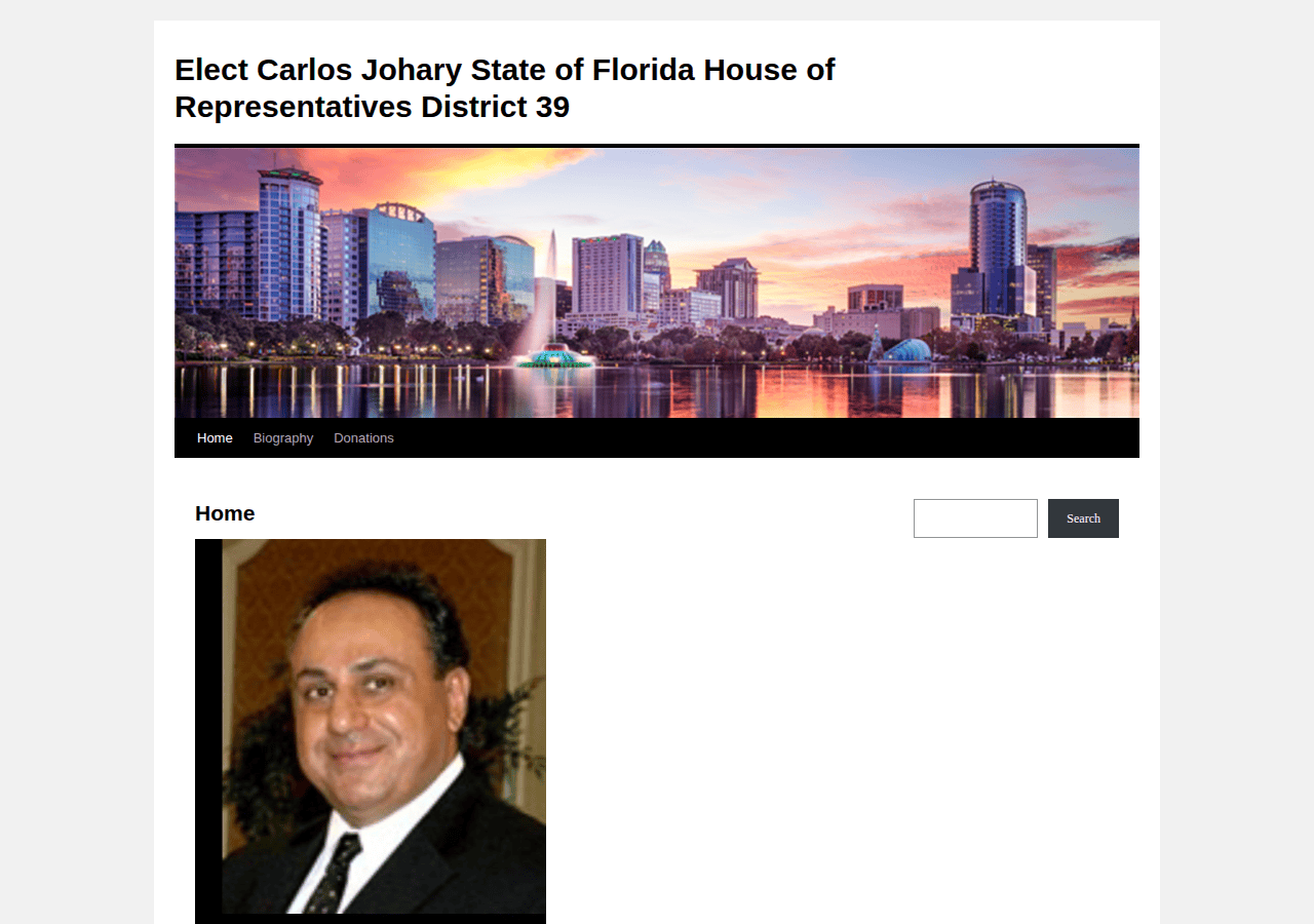 Screenshot of carlosjohary.com