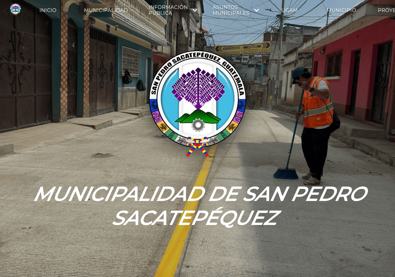 Screenshot of munisanpedro.com