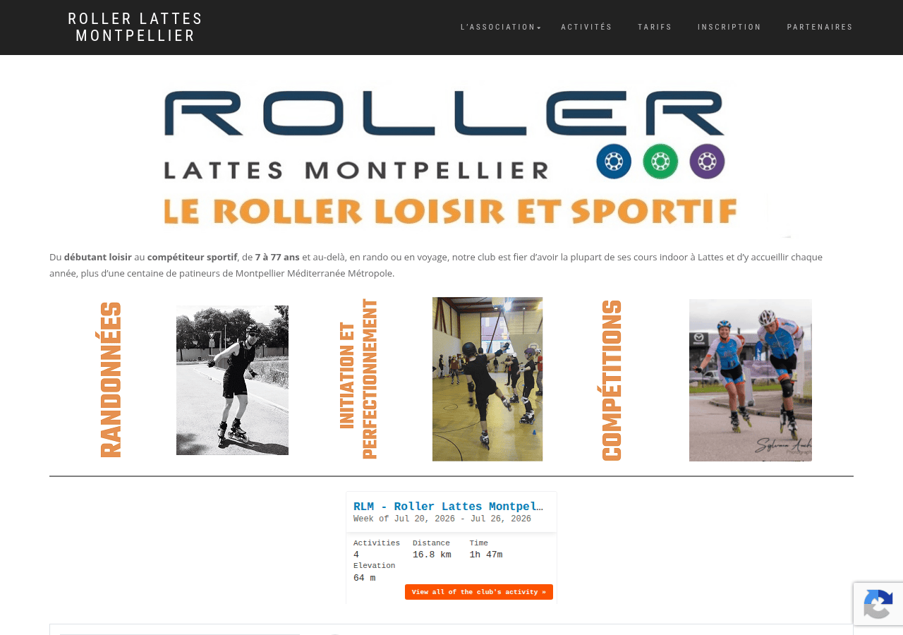 Screenshot of rlm-roller.fr