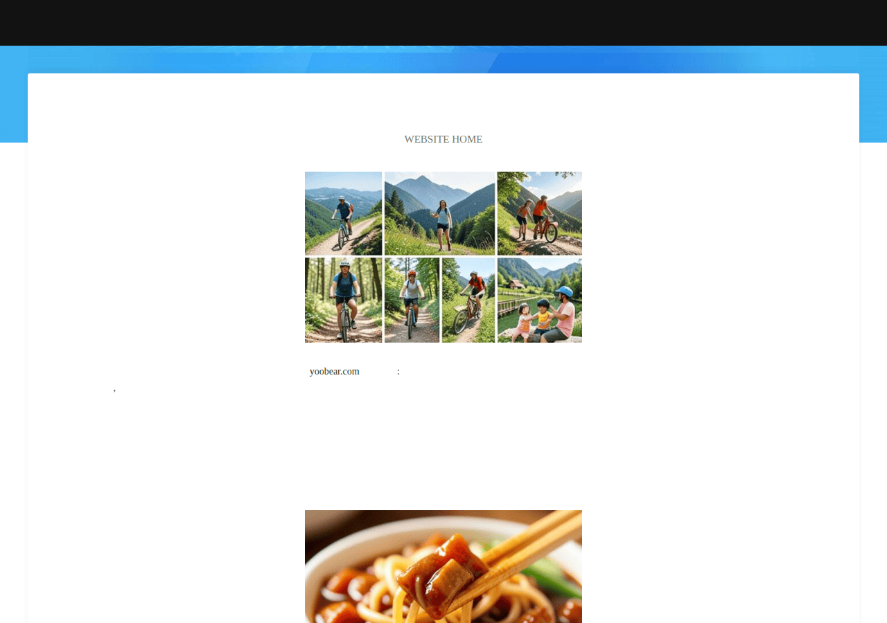 Screenshot of yoobear.com