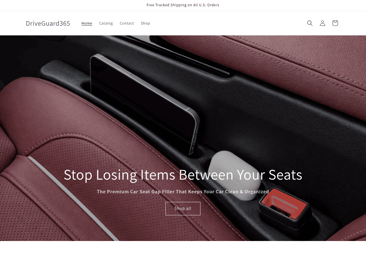 Screenshot of driveguard365.com