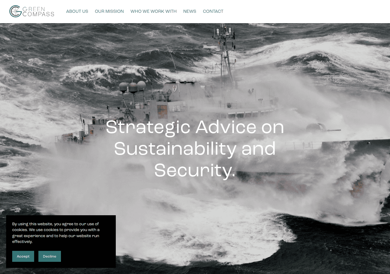 Screenshot of greencompass.ie
