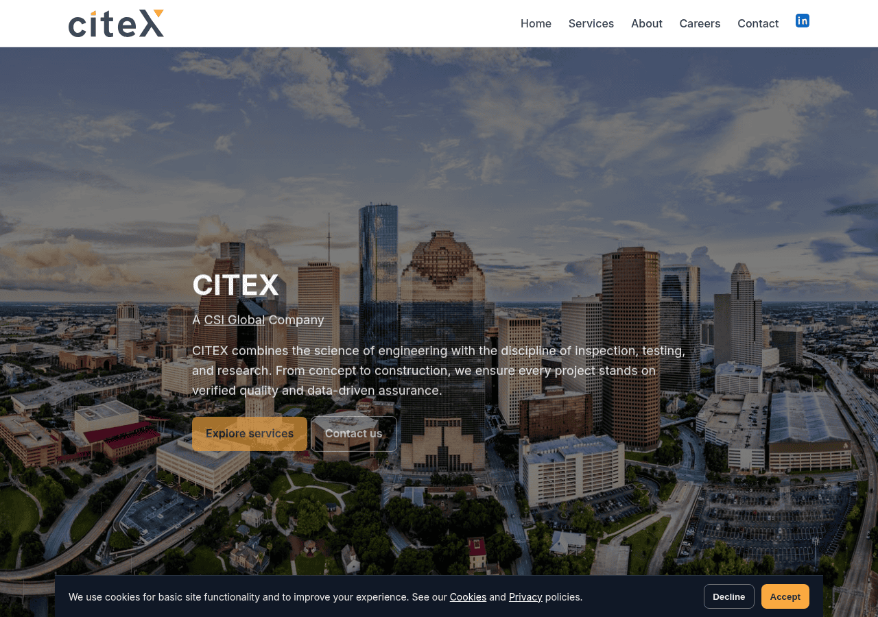 Screenshot of citexus.com
