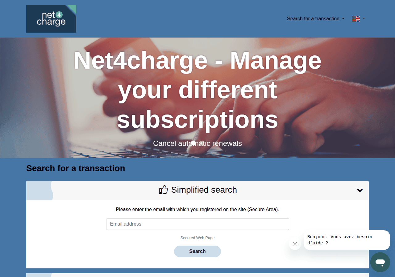 Screenshot of net4charge.com