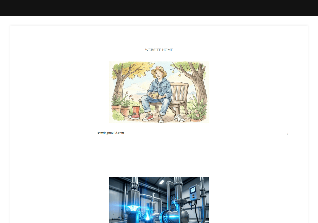 Screenshot of sanxingmould.com