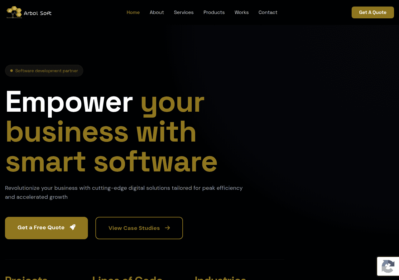 Screenshot of arbolsoft.com