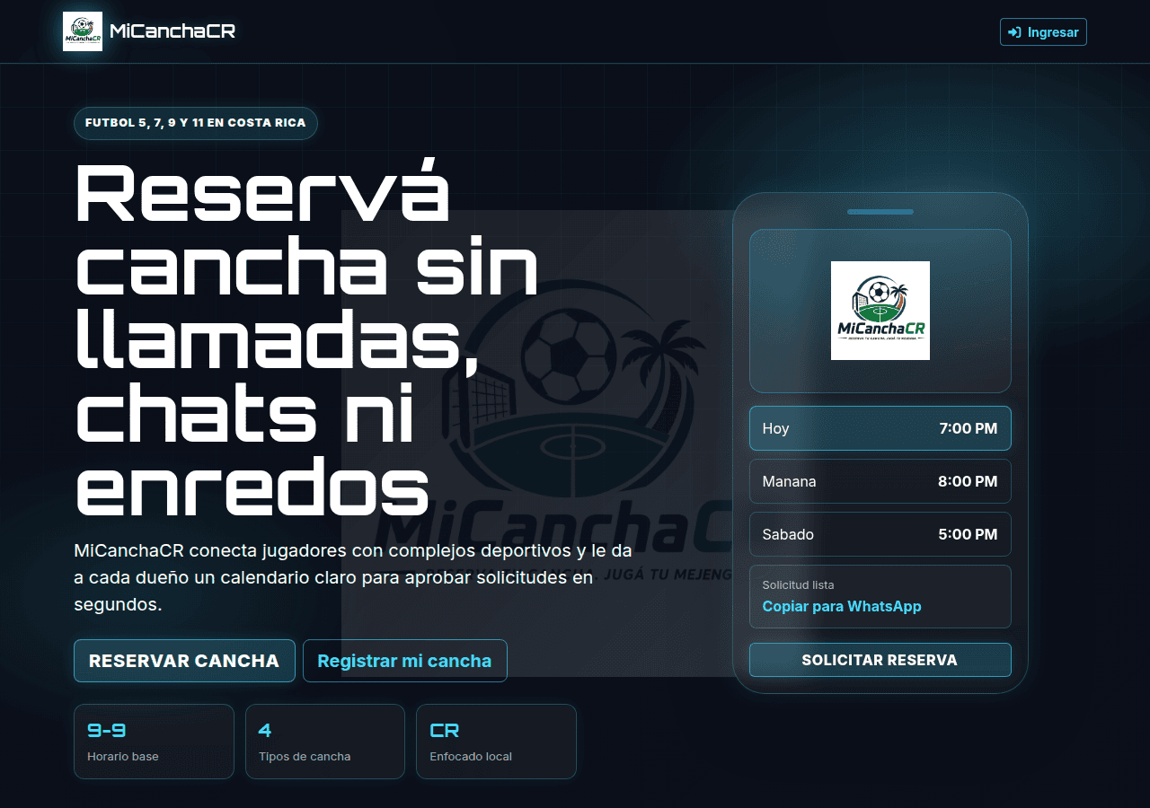 Screenshot of micanchacr.com