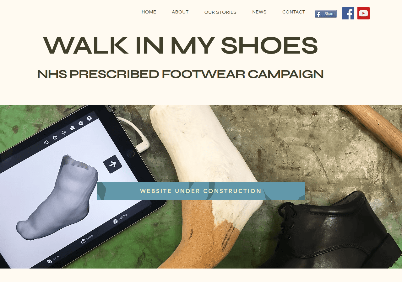 Screenshot of walkinmyshoescampaign.org