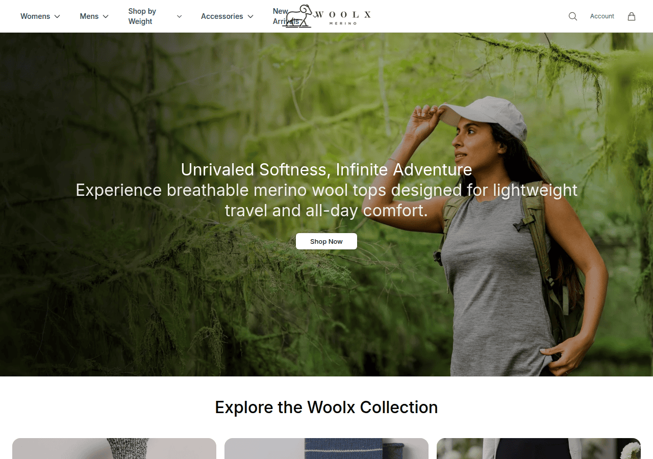 Screenshot of wxwear.shop