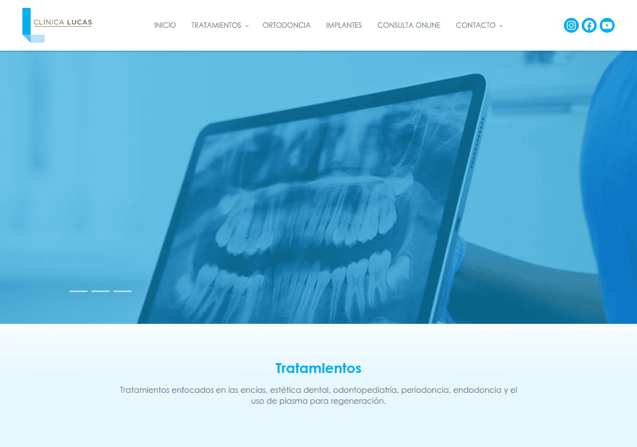 Screenshot of clinicalucas.com
