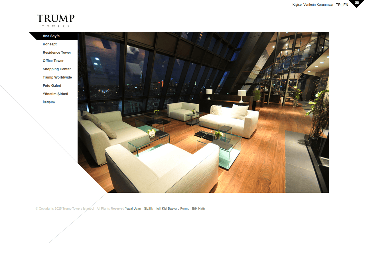 Screenshot of trumpistanbul.com.tr