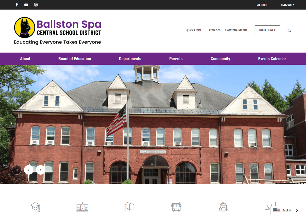 Screenshot of bscsd.org