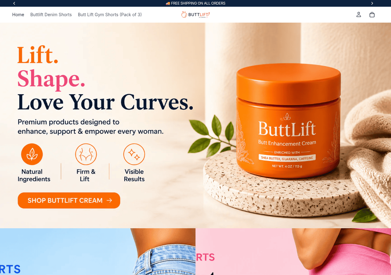 Screenshot of buttlift.in