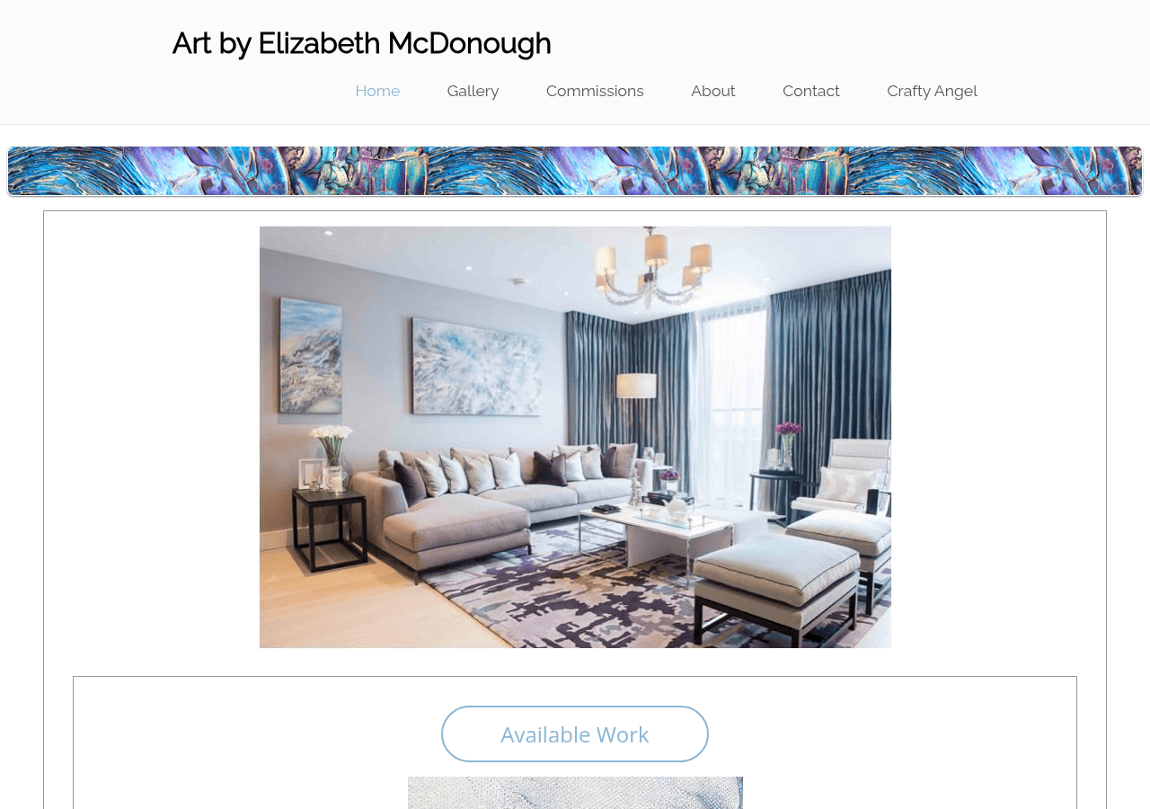 Screenshot of artbyelizabethmcdonough.com