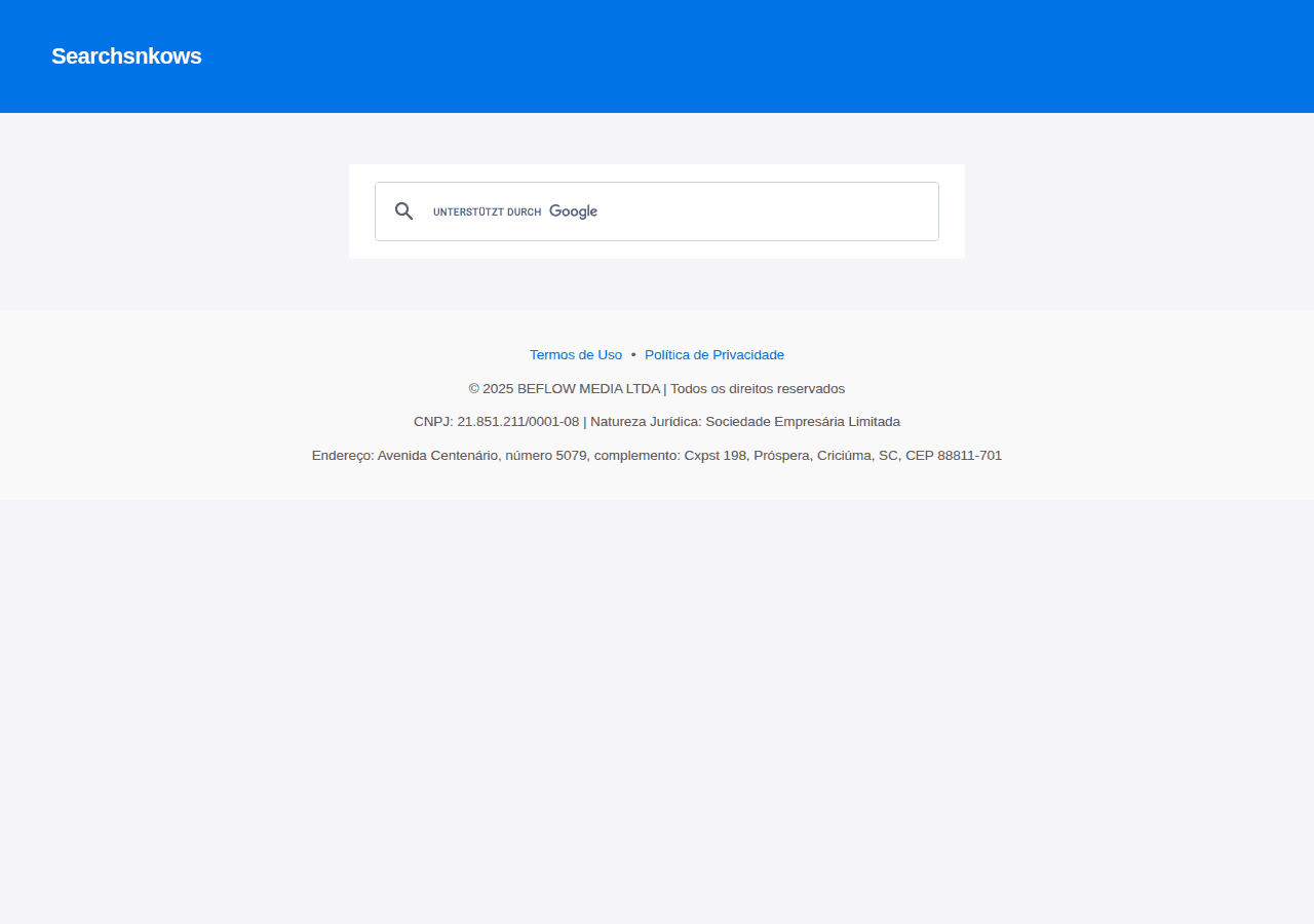 Screenshot of searchsnkows.com