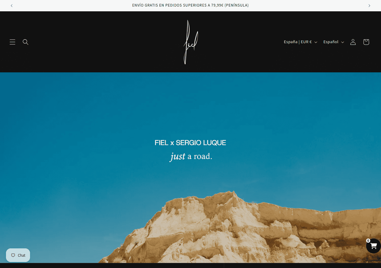 Screenshot of fielthebrand.com