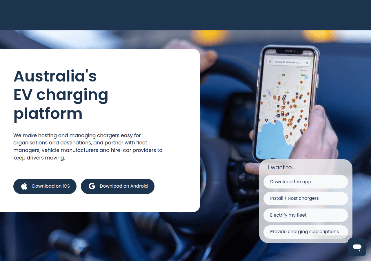 Screenshot of chargefox.com