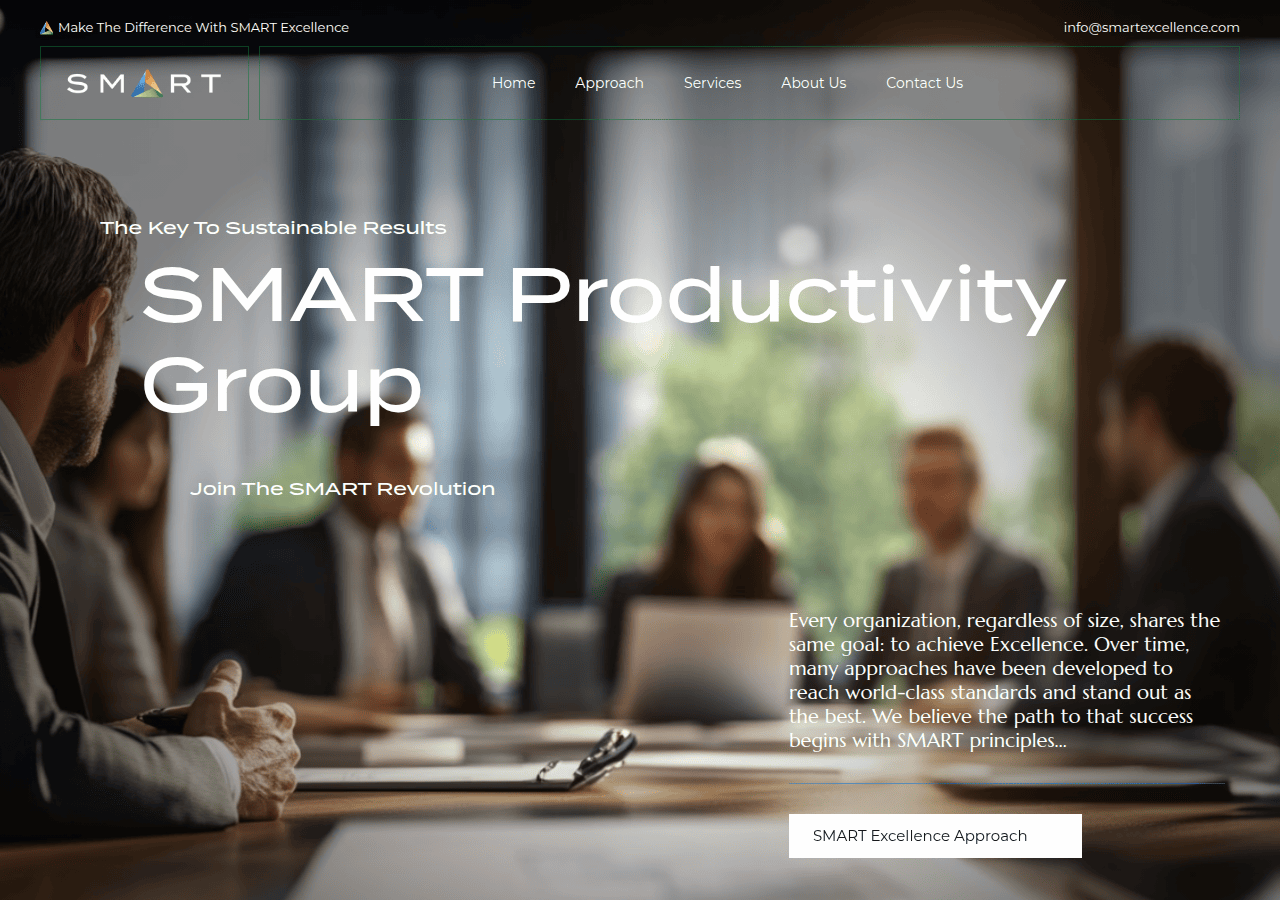 Screenshot of smartproductivitygroup.com